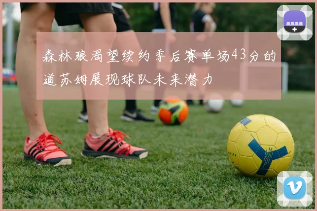 森林狼渴望续约季后赛单场43分的道苏姆展现球队未来潜力